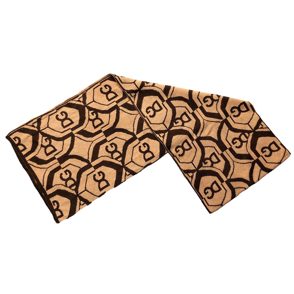 Dolce & Gabbana Brown &Tan Reversible Scarf Pre-owned - Picture 3 of 16